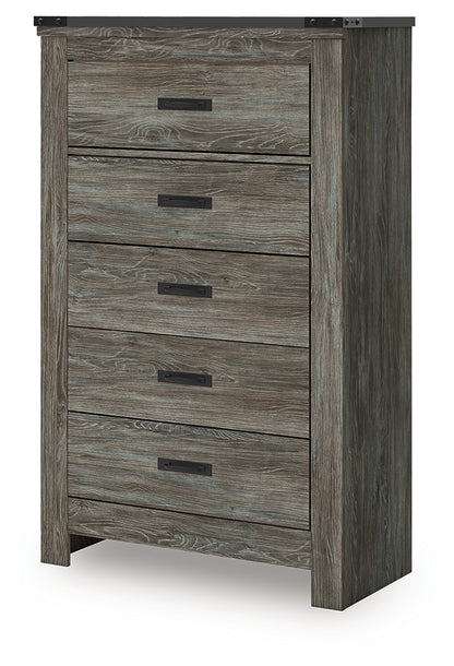 Frandern Gray Chest of Drawers - B4480-46