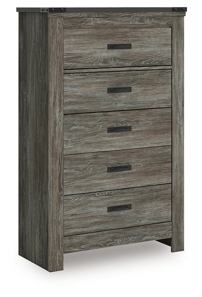 Frandern Gray Chest of Drawers - B4480-46