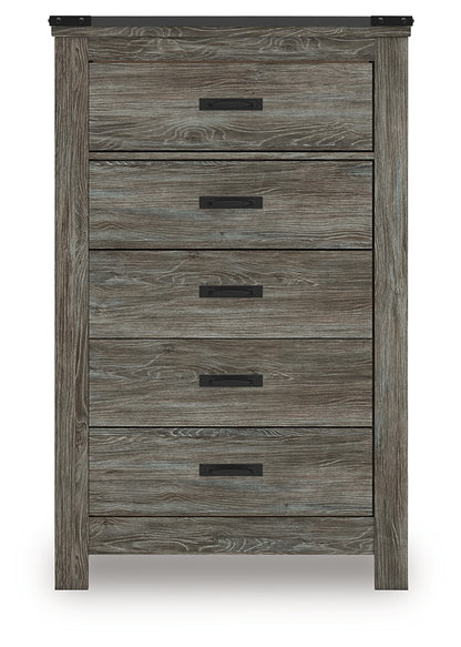 Frandern Gray Chest of Drawers - B4480-46