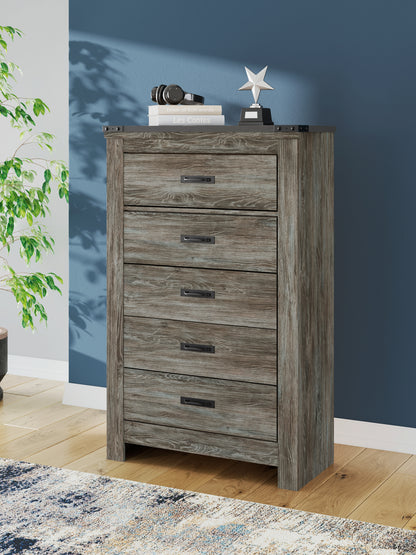 Frandern Gray Chest of Drawers - B4480-46