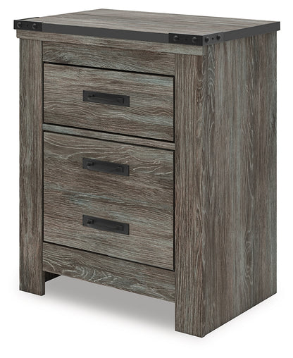 Frandern Gray Nightstand - B4480-92