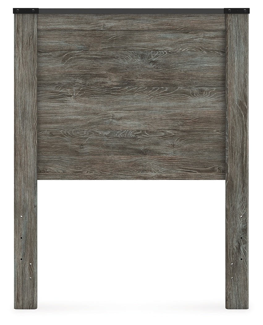 Frandern Gray Twin Panel Headboard - B4480-53