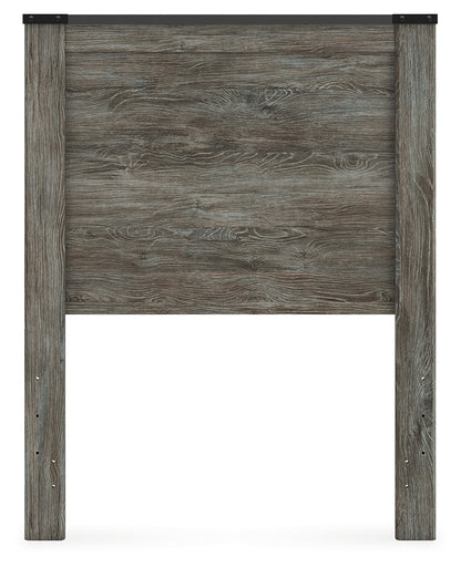 Frandern Gray Twin Panel Headboard - B4480-53