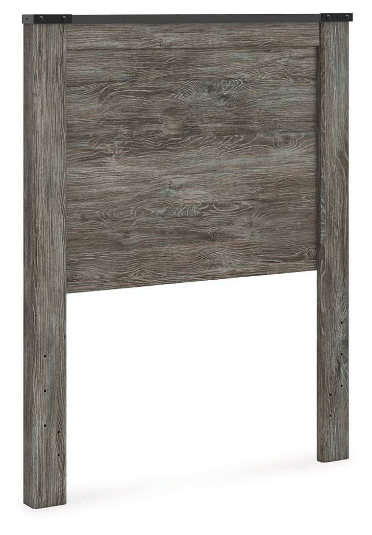 Frandern Gray Twin Panel Headboard - B4480-53