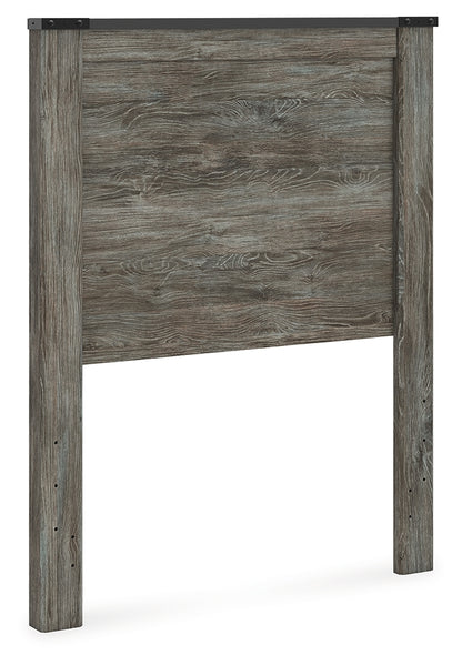 Frandern Gray Twin Panel Headboard - B4480-53