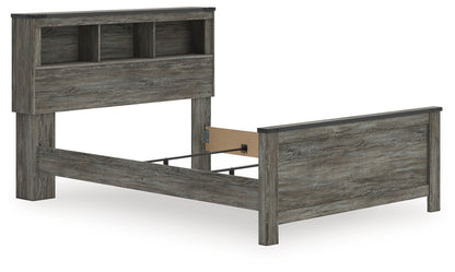 Frandern Queen Bookcase Bed, Dresser and Mirror - B4480B7