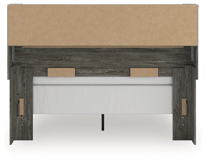 Frandern Queen Bookcase Bed, Dresser and Mirror - B4480B7
