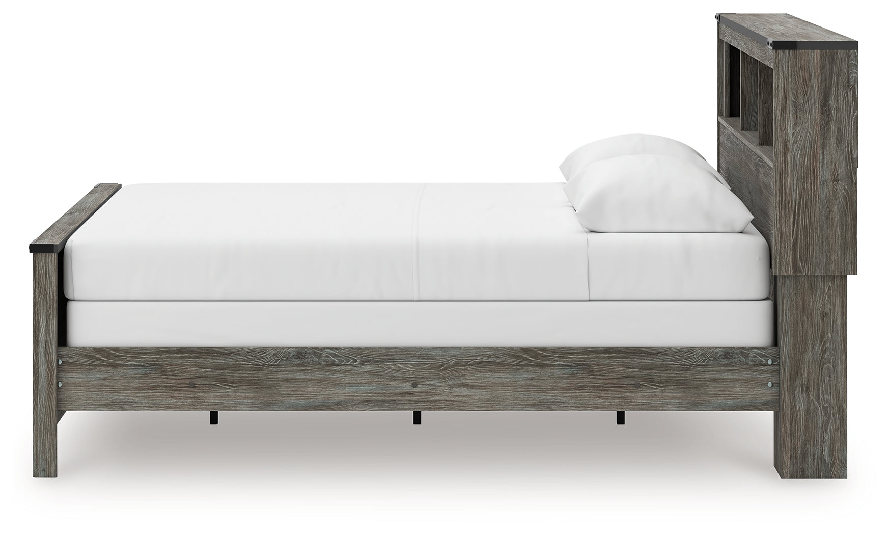 Frandern Queen Bookcase Bed, Dresser and Mirror - B4480B7