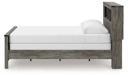 Frandern Queen Bookcase Bed, Dresser and Mirror - B4480B7
