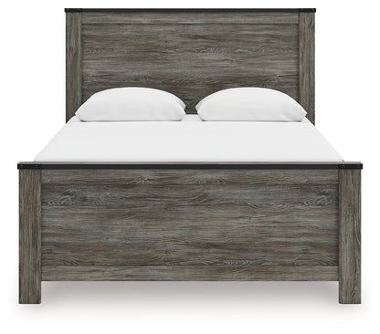 Frandern Queen Panel Bed, Dresser and Mirror - B4480B22