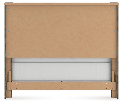 Frandern Queen Panel Bed, Dresser, Mirror, Chest and 2 Nightstands - B4480B29