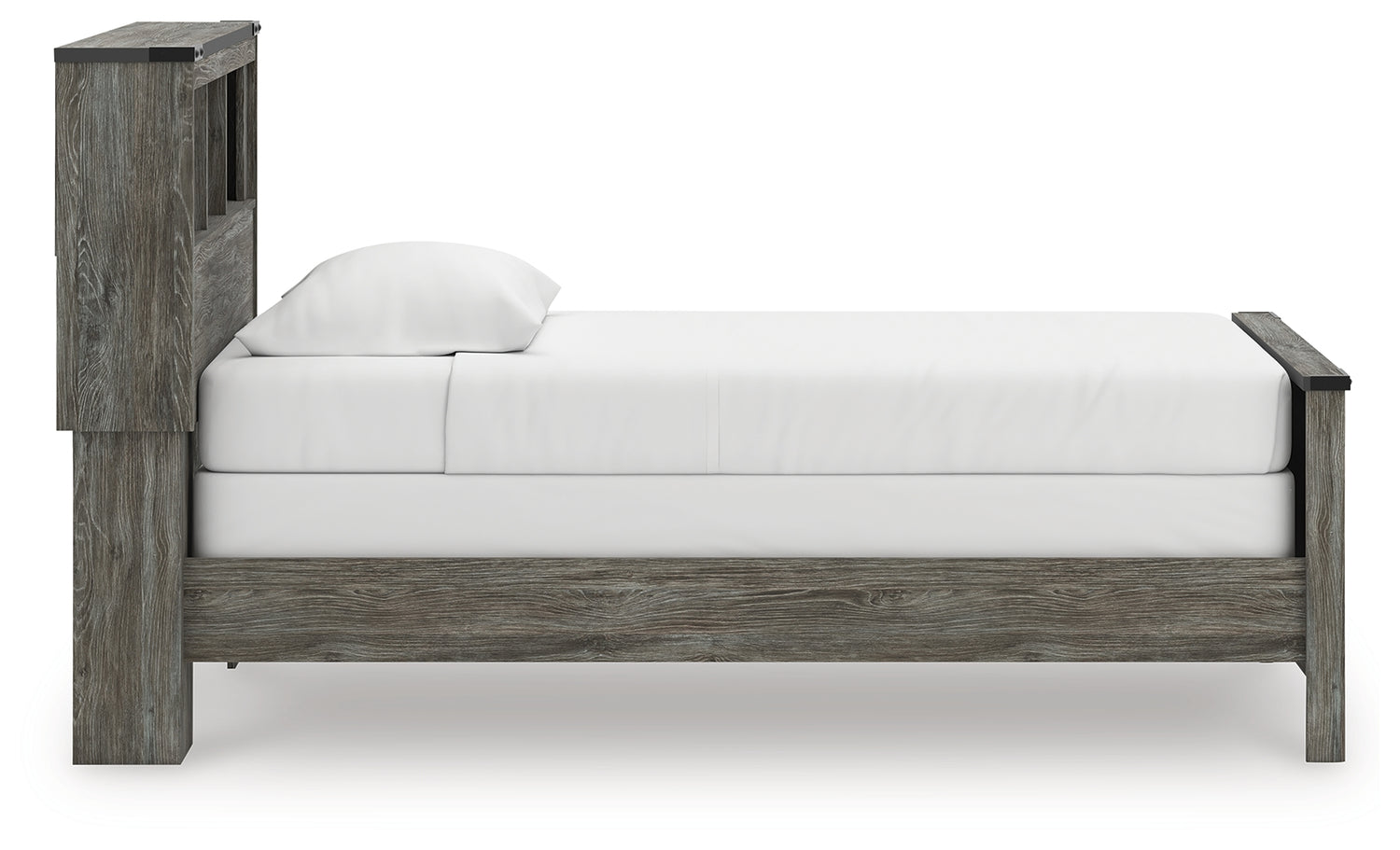 Frandern Twin Bookcase Bed, Dresser and Mirror - B4480B5