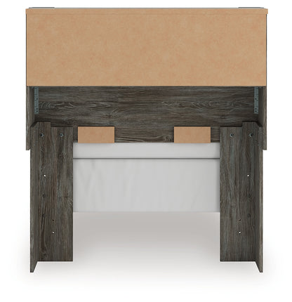 Frandern Twin Bookcase Bed, Dresser and Mirror - B4480B5