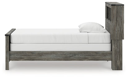 Frandern Twin Bookcase Bed, Dresser and Mirror - B4480B5