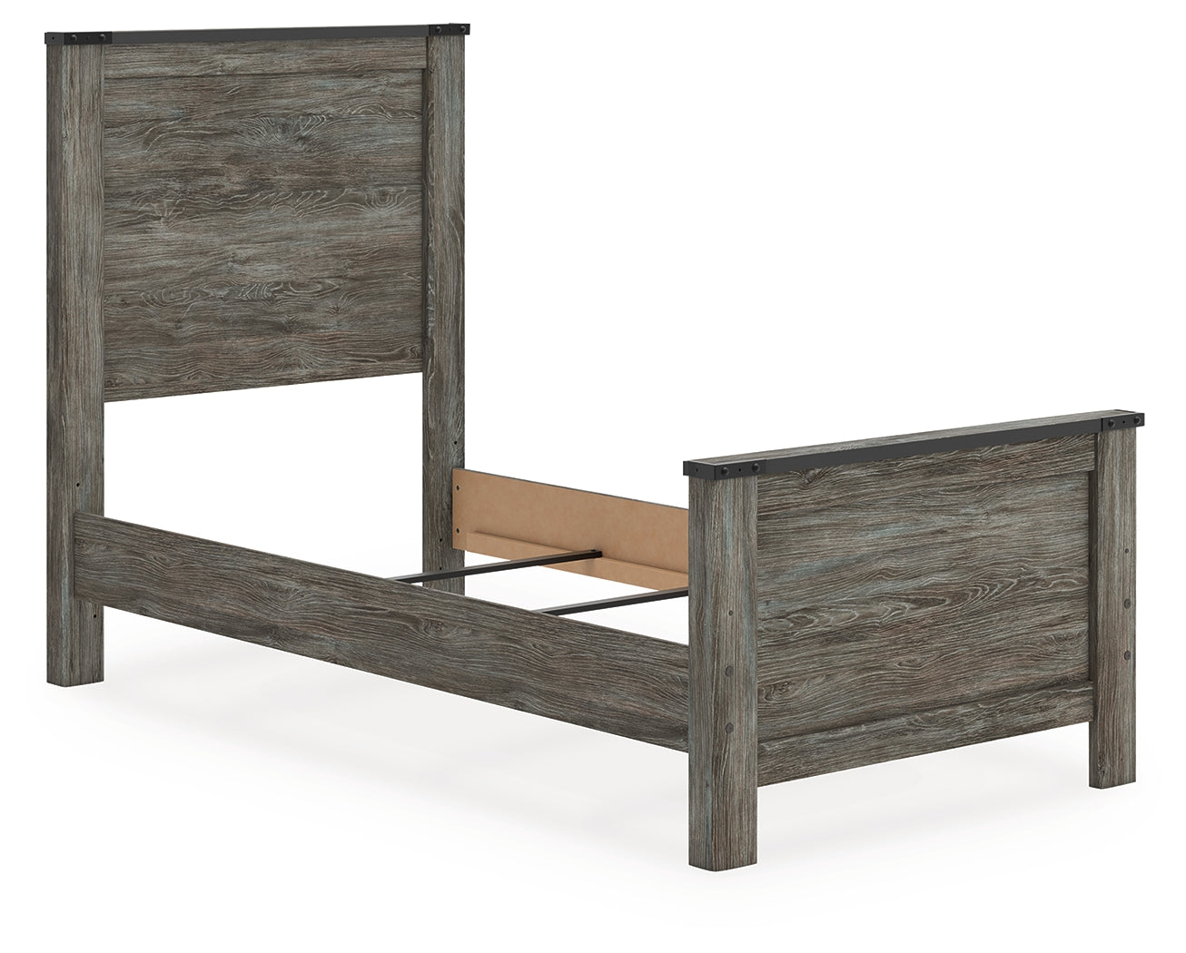 Frandern Twin Panel Bed, Dresser and Mirror - B4480B18