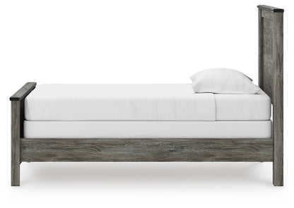 Frandern Twin Panel Bed, Dresser and Mirror - B4480B18