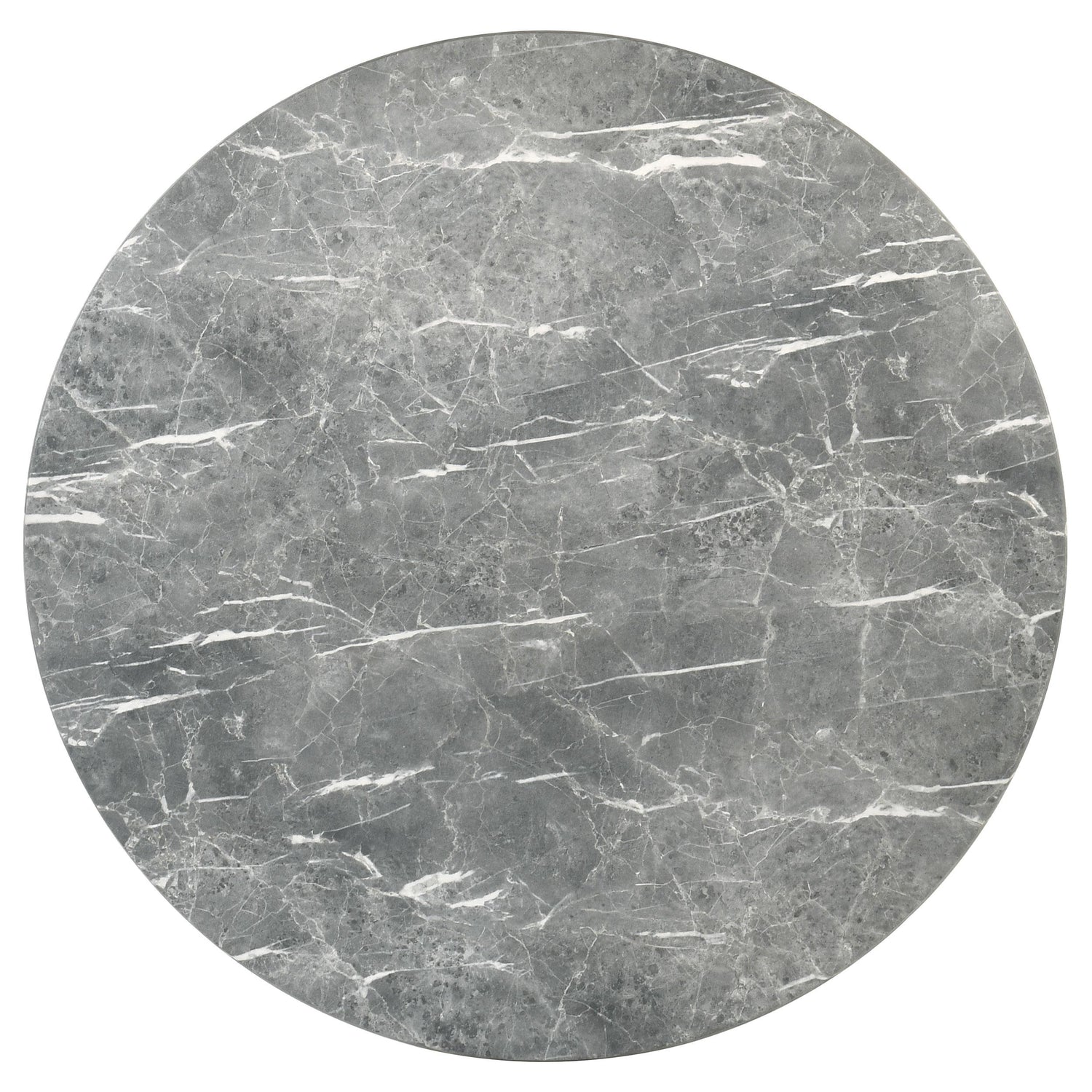 Franklin 59-inch Round Dining Table Grey and Dark Oak - 193820