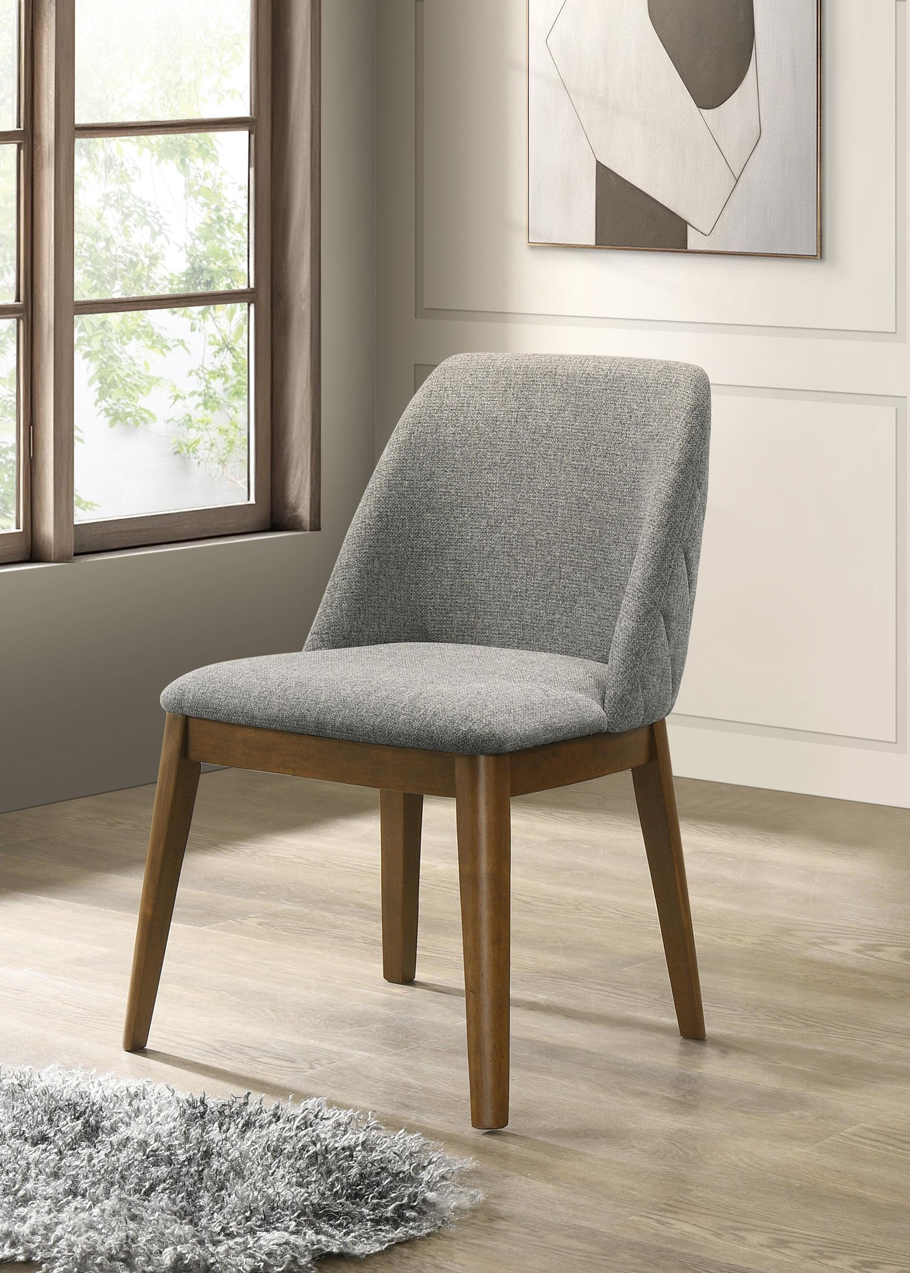 Franklin Upholstered Dining Side Chair Grey (Set of 2) - 193822