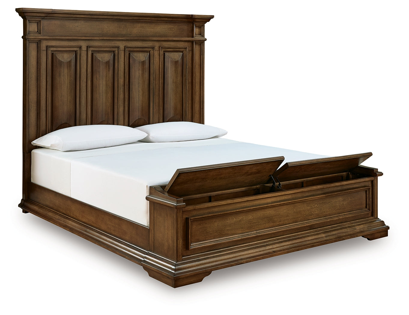 Frantanna Brown California King Panel Storage Bed - PCB949B9