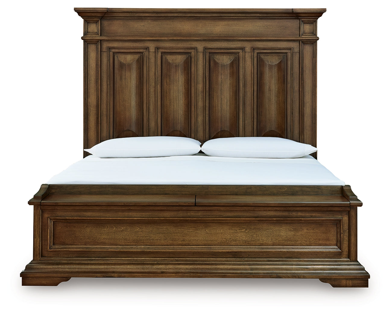 Frantanna Brown California King Panel Storage Bed - PCB949B9