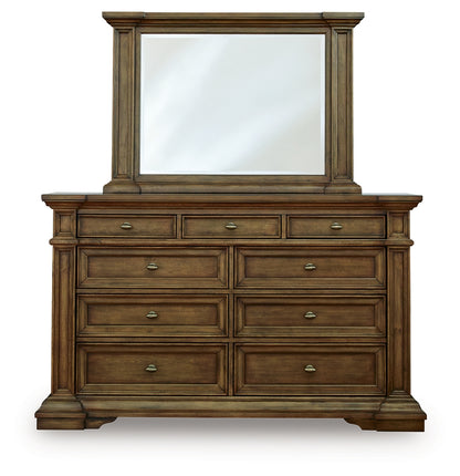Frantanna Brown Dresser and Mirror - PCB949B1