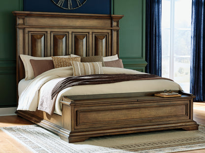 Frantanna Brown King Panel Stroage Bed - PCB949B8