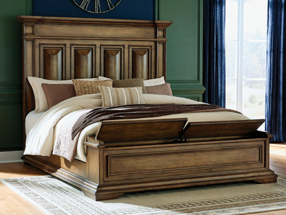Frantanna Brown King Panel Stroage Bed - PCB949B8