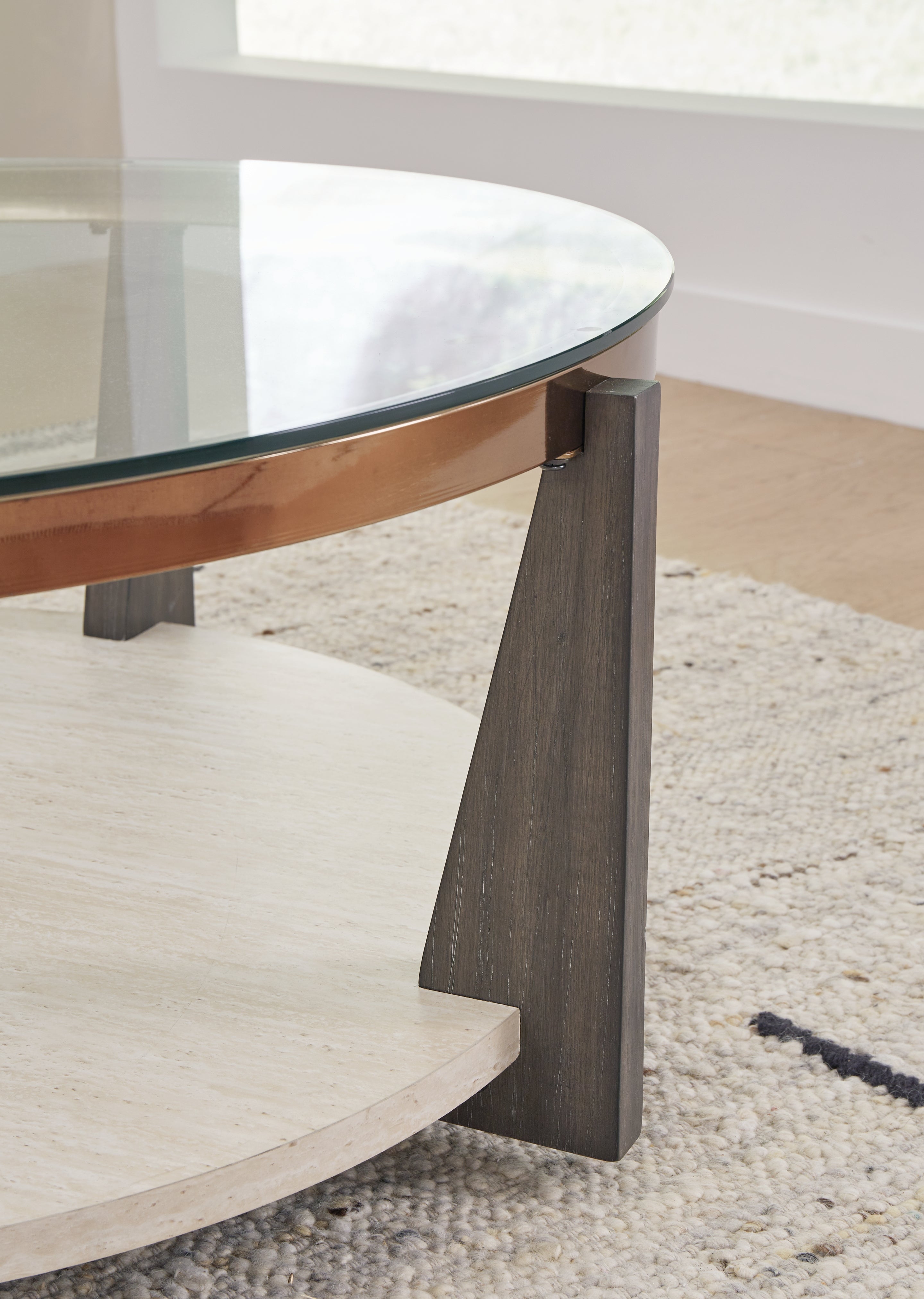 Frazwa Coffee Table with 2 End Tables in Multi - PKG018493