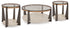Frazwa Coffee Table with 2 End Tables in Multi - PKG018493