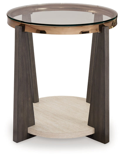 Frazwa Coffee Table with 2 End Tables in Multi - PKG018493