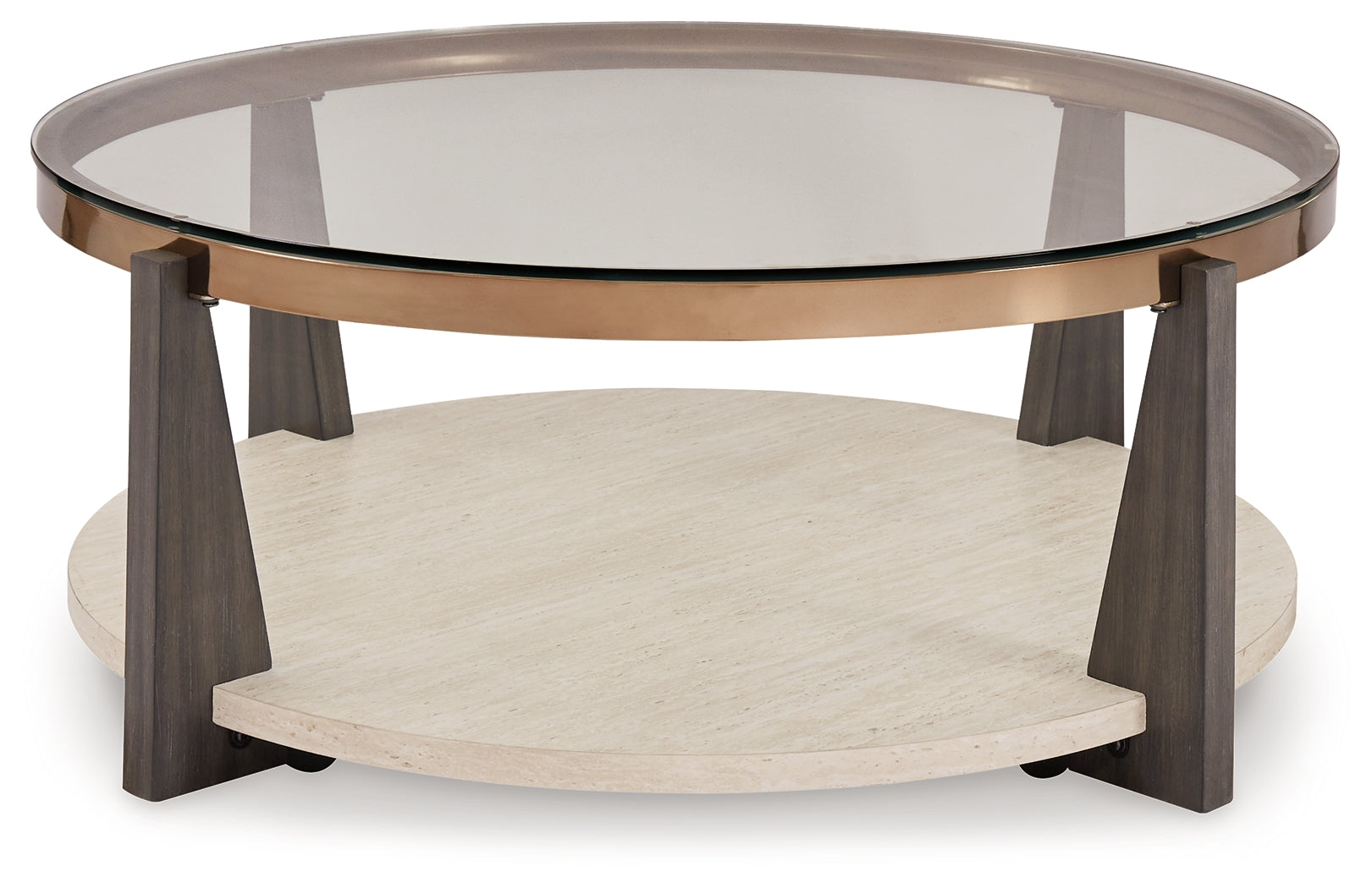 Frazwa Coffee Table with 2 End Tables in Multi - PKG018493