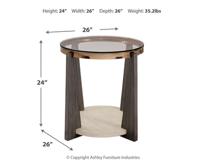 Frazwa Coffee Table with 2 End Tables in Multi - PKG018493
