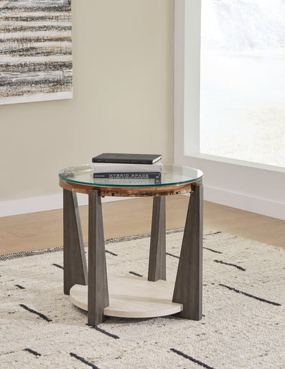 Frazwa Coffee Table with 2 End Tables in Multi - PKG018493