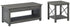 Freedan Coffee Table with 1 End Table in Grayish Brown - PKG010551