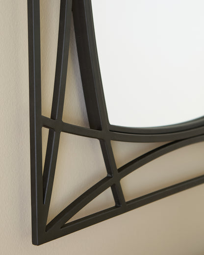Freenville Black Accent Mirror - A8010408
