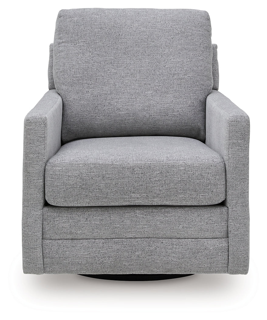 Freybourne Pewter Swivel Accent Chair - A3000737