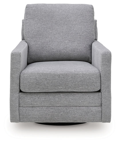 Freybourne Pewter Swivel Accent Chair - A3000737