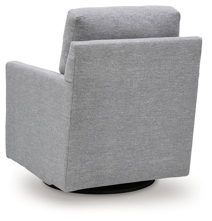 Freybourne Pewter Swivel Accent Chair - A3000737