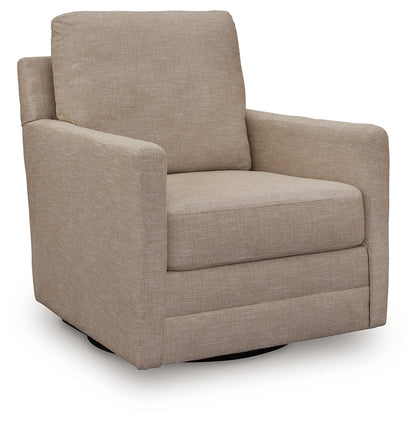 Freybourne Twill Swivel Accent Chair - A3000736