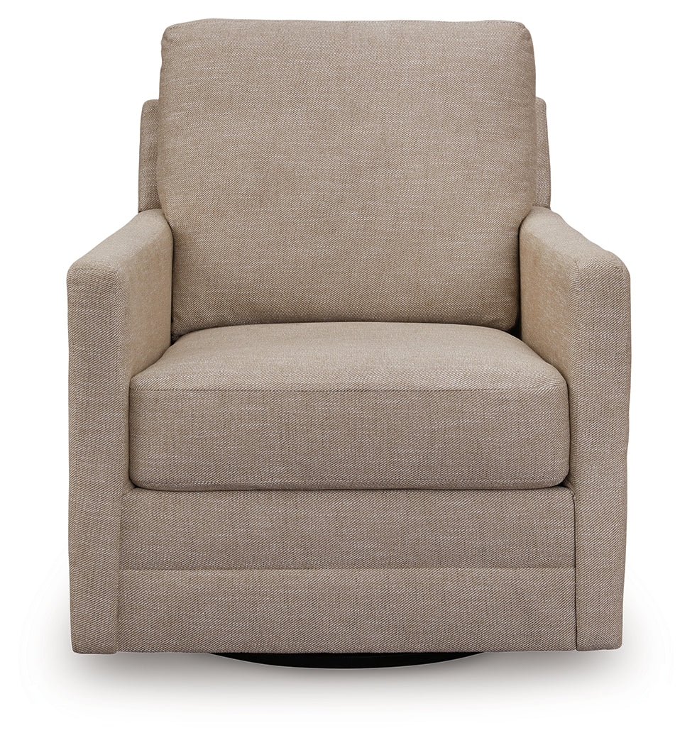 Freybourne Twill Swivel Accent Chair - A3000736