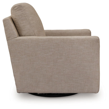 Freybourne Twill Swivel Accent Chair - A3000736