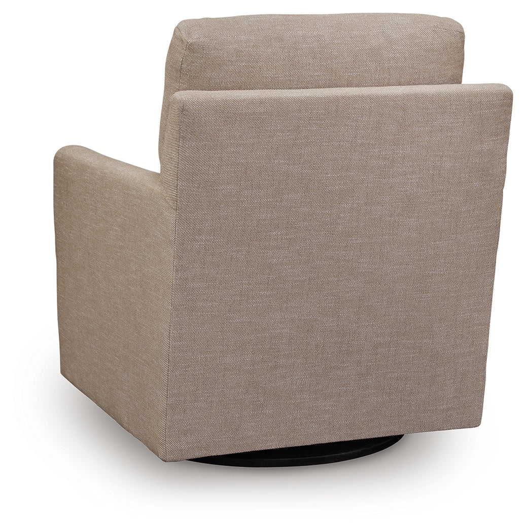 Freybourne Twill Swivel Accent Chair - A3000736