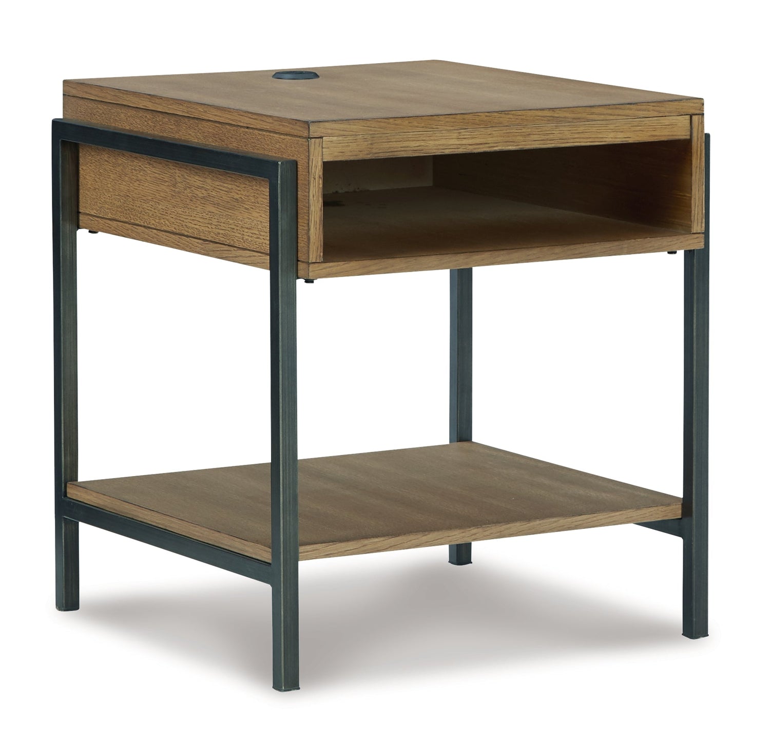 Fridley Coffee Table with 2 End Tables in Gray/Brown/Black - PKG013777