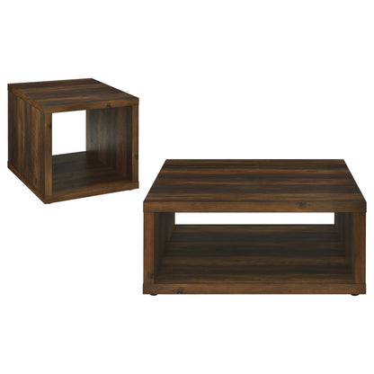 Frisco 2-piece Coffee and End Table Set Dark Pine - 710508-S2