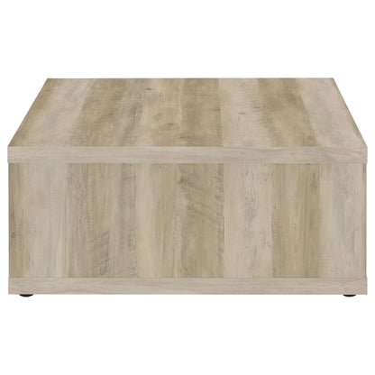 Frisco 2-piece Coffee and End Table Set Distressed Pine - 710518-S2