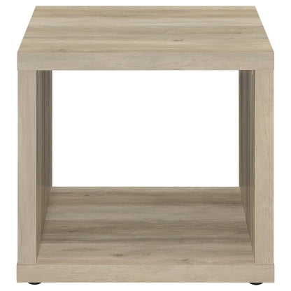 Frisco 2-piece Coffee and End Table Set Distressed Pine - 710518-S2