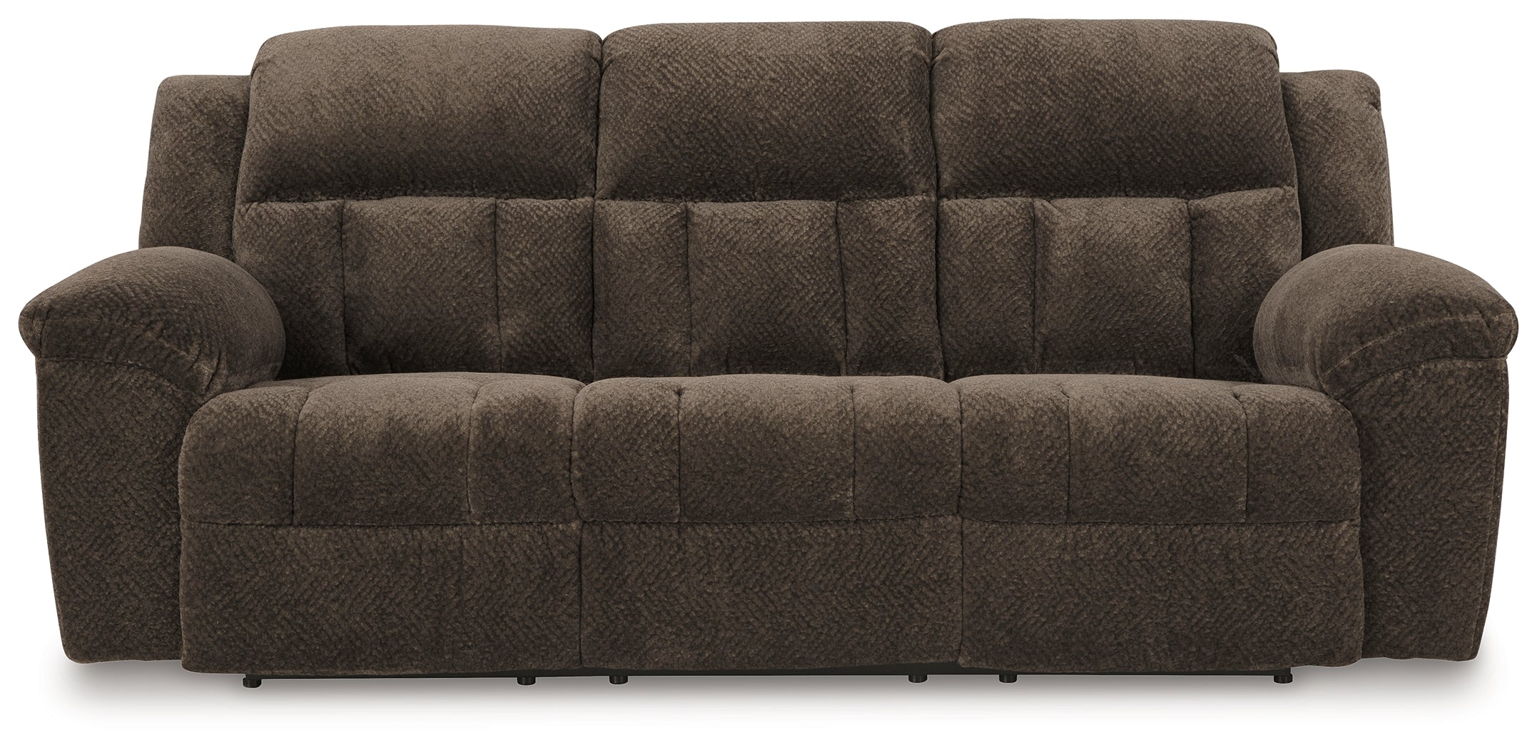 Frohn Chocolate Reclining Sofa and Loveseat - 37407U1