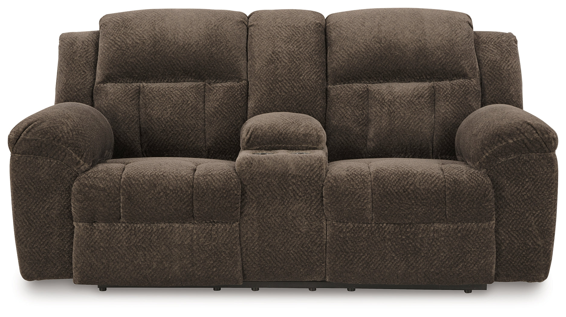 Frohn Chocolate Reclining Sofa and Loveseat - 37407U1