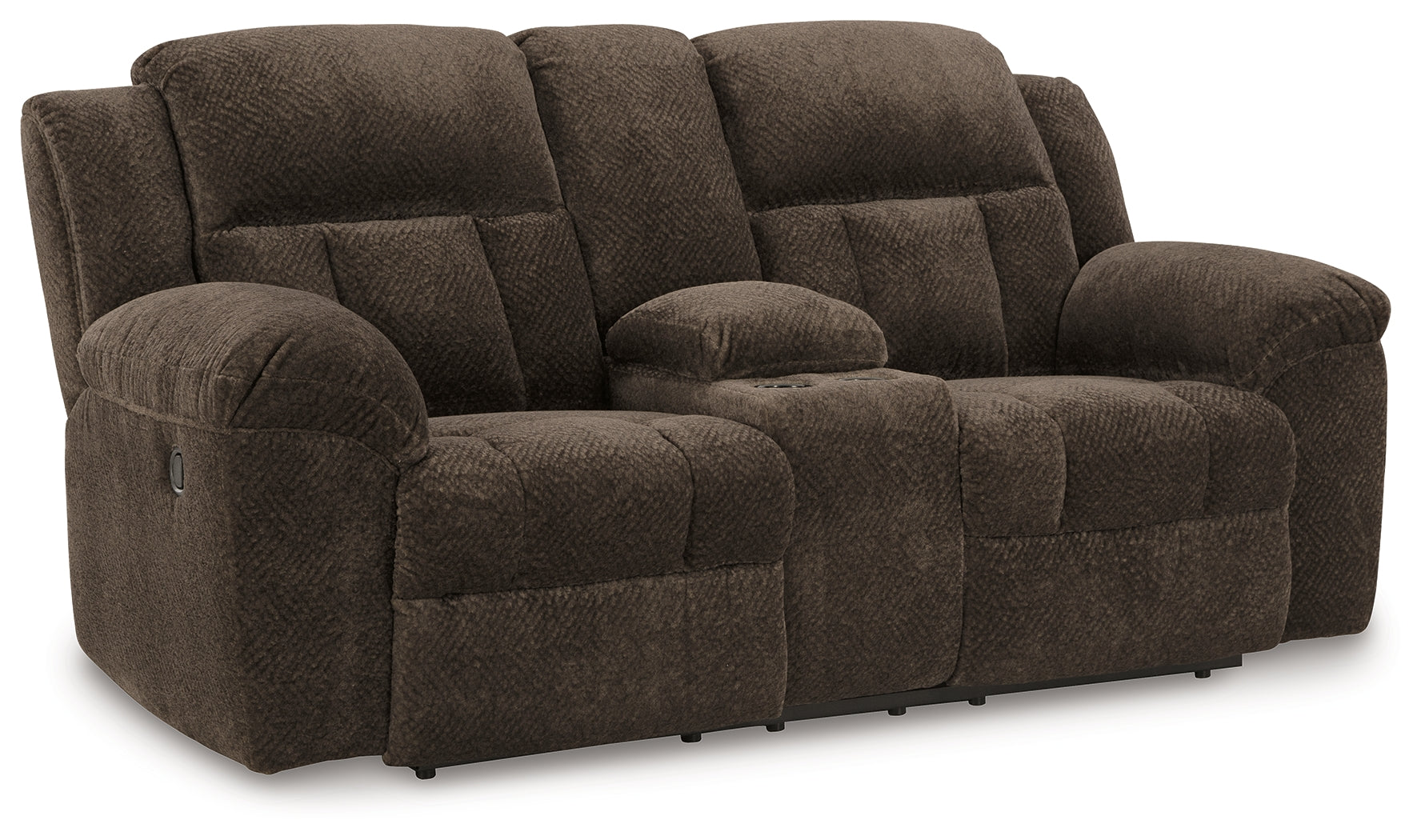 Frohn Chocolate Reclining Sofa and Loveseat - 37407U1