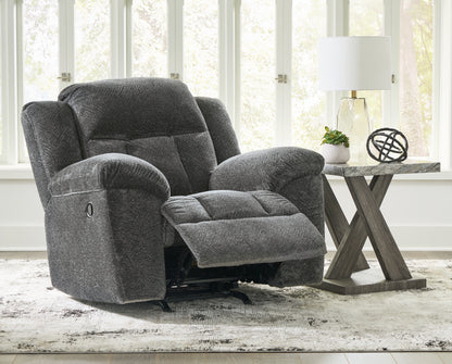 Frohn Graphite Recliner - 3740625
